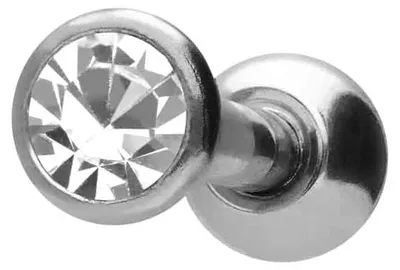 Produktbild von Ohrpiercing Chirurgenstahl Ohrpiercing KRISTALL