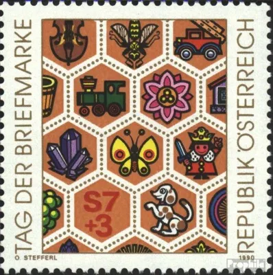 Produktbild von Briefmarken Österreich 1990 Mi 1990 (kompl.Ausg.) gestempelt Tag d.Briefmarke