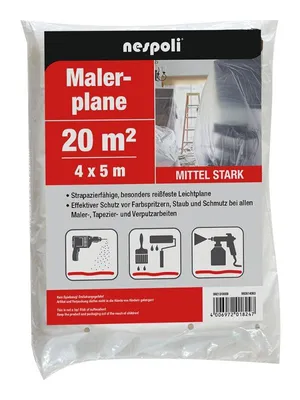 Productafbeelding van NESP afdekkleed, 30 my, artikelnummer 00099213_8009, afmetingen 4x5 meter