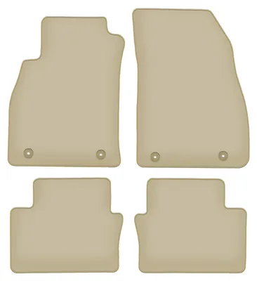 Immagine prodotto di Tappetini in velluto PREMIUM beige compatibili con Opel Insignia A (2008-2017, berlina, station wagon, grand tourer, liftback) – con fissaggi – su misura