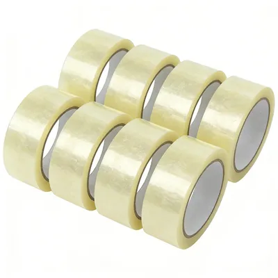 Produktbild von Neunx 8x Klebeband Paketklebeband Packband Paketband Kleber PP 50 mm x 66 m Paket Band für Päckchen Kartons Verpackung Transparent - 8 Rollen