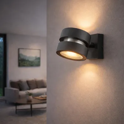 Produktbild von LED Wandlampe - dimmbar über Wandschalter - 19,5 x 12,5 x 12,5 cm