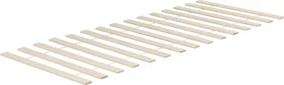 Produktbild von BELIANI Lattenrost Hellbraun LVL (Furnierschichtholz) 90 x 200 cm mit 15 Starren Latten Rolllattenrost Rollrost für Betten Einzelbetten
