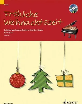 Immagine prodotto di Fröhliche Weihnachtszeit/Klavier/mit CD