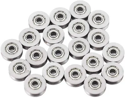 Immagine prodotto di Cuscinetti a sfere per guide di scorrimento lineari - 3 x 12 x 4 mm - 20 pezzi