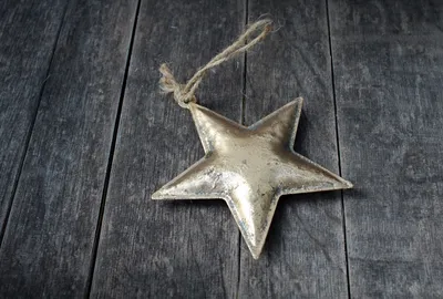 Immagine prodotto di Stella shabby oro 12 cm