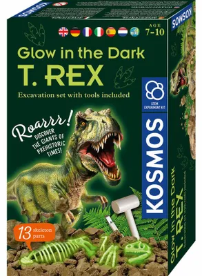 Zdjęcie produktu dla Kosmos Glow in the Dark T-Rex, Zestaw do wykopalisk, Archeologia, 7 lat(a), Wielobarwny