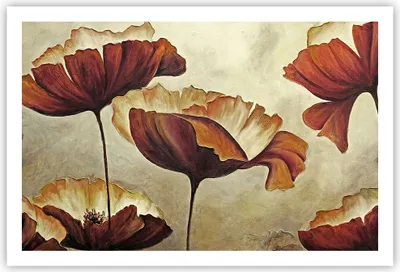 Produktbild von Poster - Poster ohne Rahmen - Mohn Blume Wiese - 91,5x61 cm - Wand Bild - Wanddeko - Wandbilder - Kunstposter - Wandposter - Bilder - Kunstdruck - Wanddekoration - Wandbild - P2XAA91x61-3760