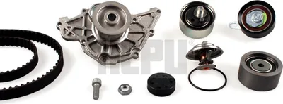 Obrázok produktu pre Sada rozvodových remeňov HEPU PK05620TH + vodná pumpa pre vozidlá AUDI A4 Avant (8ED, B7), A4 Avant (8E5, B6), A4 Limousine (8D2, B5), A4 Avant (8D5, B5) a pre vozidlá VW