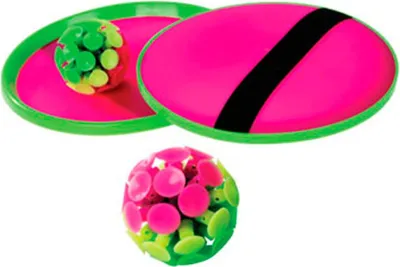 Produktbild von Betzold Stick-Ball-Set mit Saugnäpfen, 20 cm Durchmesser, ideal für unterwegs