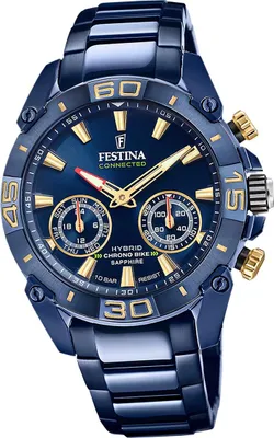 Produktbild von Festina Herrenuhr Chrono Bike Armbanduhr Edelstahl dunkelblau D2UF20547/2