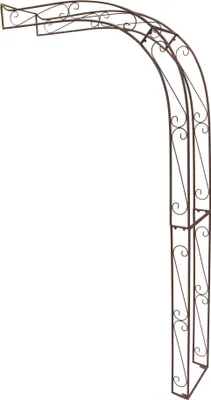 Produktbild von Rankhilfe Halbbogen Metall Rost Optik – Pergola