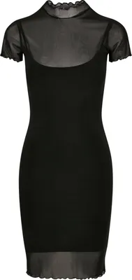 Obrázek produktu pro Dámské šaty Urban Classics Ladies Mesh Double Layer Dress black - XS