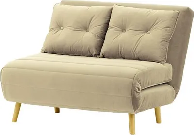 Image de Petit canapé convertible Flic - large de 103 cm-Velluto 3-like oak