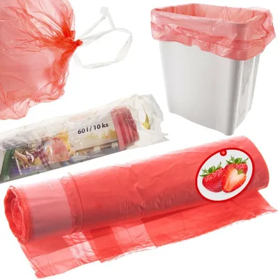 ANNA ZARADNA Müllbeutel 60 L Mit Griffen – 10 Stück, Minzduft, Aus Recycelter HDLD-Folie, Grün