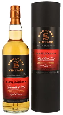 Produktbild von Glen Garioch 12 Jahre -  2011 - Signatory Vintage - Small Batch Edition #14 - First Fill Bourbon Barrels - Single Malt Scotch Whisky