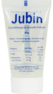 Produktbild von Jubin Zuckerlösung schnelle Energie Lösung, 40 g Lösung