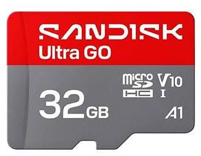 Productafbeelding van SanDisk Ultra GO - Flashgeheugenkaart - 32 GB - A1 / UHS-I U1 / Class10 - microSDHC UHS-I
