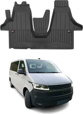 Produktbild von 2015-2024 VW T6 T6 .1 Transporter Fußmatten TPE Schwarz 1 tlg