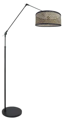 Produktbild von Stehlampe - schwarz - Prestige Chic - bambus metall - stehlampe - E27 - 3792ZW - Steinhauer