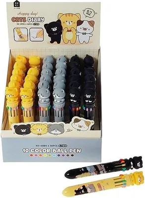 Immagine prodotto di Gatti a penna a 10 colori (36 pezzi)