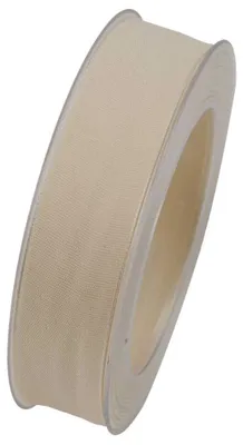 Produktbild von Webband, Schleifenband 25mm creme 20m Rolle (1m=0,45EUR) Goldina