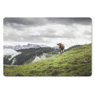 Produktbild von MuchoWow® Mauspad Mousepad Kuh - Tier - Herbst 27x18 cm - Mousepads - Maus Mat - Pad - Mausunterlage - Büroartikel - Desk Matten