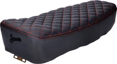 Produktbild von Sitzbankbezug Schmitt schwarz rot Raute 620 x 230 x 100 mm für Simson S 51