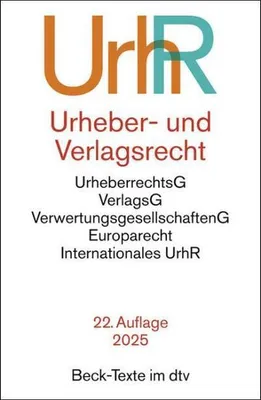 Image de Urheber- und Verlagsrecht. UrhR