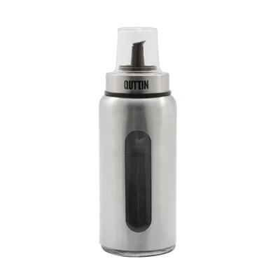 Immagine prodotto di Latta per olio Muare in acciaio inossidabile Quttin 250 ml argento  Argento Taglia unica