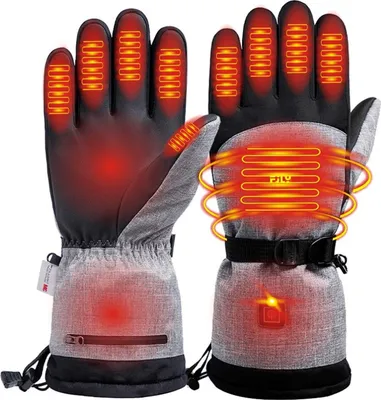 Obrázok produktu pre INF Vyhrievané rukavice na outdoorové aktivity (jedna veľkosť) Rukavice + 5000 mAh batéria