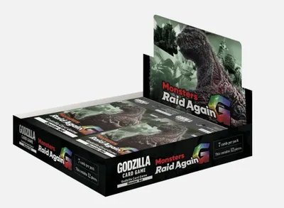 Produktbild von Godzilla Card Game - Monsters Raid Again Booster Display