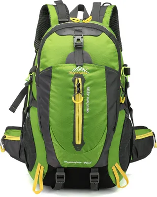 Produktbild von 40L Bergsteigerrucksack, kleiner Rucksack, wasserdichter Bergsteigerrucksack, packbarer Rucksack, Damen- und Herren-Outdoor-Bergsteigerrucksäcke