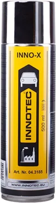 Produktbild von INNOTEC Inno-X 500 ml – Premium Edelstahl-Reiniger und Pflege-Spray – entfernt Fett, Schmutz, Fingerabdrücke und Verunreinigungen – für Edelstahl