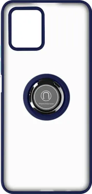 Image de Avizar, coque hybride avec support à anneau pour Vivo Y01, couleur bleue