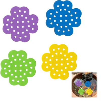 Imagen del producto de Bebedero flotante para insectos, juego de 4 unidades, seguro para abejas y mariposas, ideal para el jardín