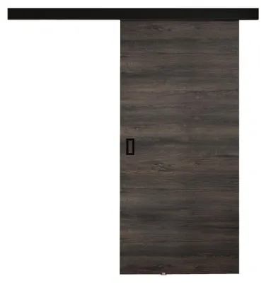 Produktbild von MIRJAN24 Schwebetür Werdi, Stilvoll Zimmertür, Wohnzimmer, Praktisch (Größe: 100 cm, Farbe: Dunkel Esche)