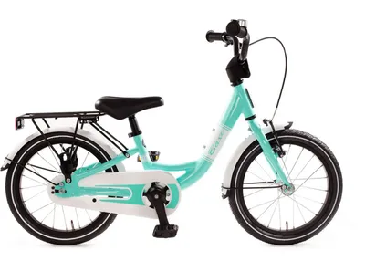 Immagine prodotto di Bicicletta per bambini da 16" "Baxi" acquamarina, alluminio, equipaggiamento completo, Bachtenkirch