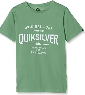 Obrázok produktu pre Tričko Quiksilver pre deti, kolekcia Claim, farba: zelená, veľkosť: 16