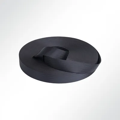 Produktbild von Lysel® Sicherheitsgurtband Pkw Autogurt Design  47mm 2650 daN Schwarz Meterware