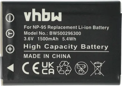 Produktbild von vhbw Akku Ersatz für Fujifilm NP-95 für Kamera (1500 mAh, 3,6 V, Li-Ion)
