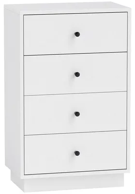 Produktbild von HOMCOM Kommode Sideboard mit 4 Schubladen Schrank aus Holzwerkstoff Modern