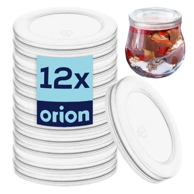 Produktbild von Orion Deckel für Desssertgläser und Joghurtgläser Einmach-Deckel Ersatzdeckel 5,5 cm 12 Stk.