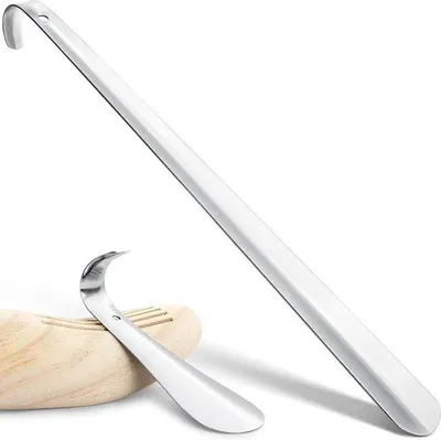 Produktbild von Famanu Schuhanzieher Set - 42 cm und 15 cm - Edelstahl - stabil und langlebig
