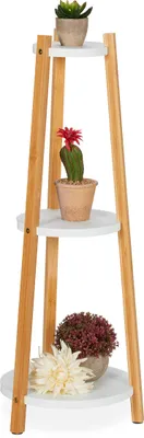 Produktbild von relaxdays Pflanzenständer mit 3 Ablagen