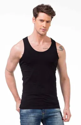 Produktbild von Cu107 Black Herren Unterhemd