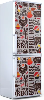 Produktbild von Magnete Dekorative - 60 cm x 180 cm - Küche Magnetmatte Kühlschrankmagnete - Bbq Fleisch Gemüse