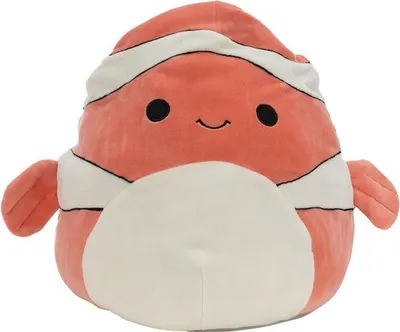 Produktbild von Squishmallows - Flip-A-Mallows 12 cm (5") - 2 in 1 Ricky der Clownfisch & Gordon der Hai Kuscheltier Plüschtier Wendetier