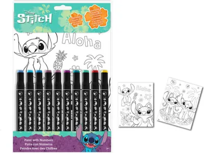 Produktbild von Disney Lilo und Stitch Zahlenmalbuch