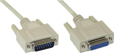 Immagine prodotto di InLine® 17740 Joystickverlängerung, 15pol Stecker / Buchse, 2m, vergossen